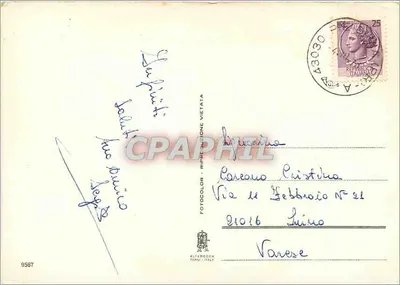 Salsomaggiore Terme — Prefeitura e interiores luxuosos — Alterrocca, n° 9587 — Verso
