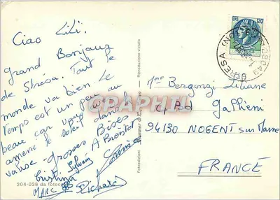 Stresa — Lago Maggiore — editor Graphil, n° 204-038 — Verso
