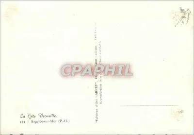 A Costa Vermelha — Argelès-sur-Mer (P.-O.) — Éditions d'Art Larrey — Verso