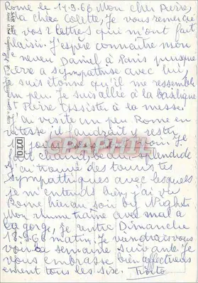 Roma — Coliseu e dômo de São Pedro — editor desconhecido, número de série não visível — Verso