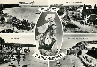 Arromanches — Lembrete de Arromanches — F.Carpentier, Arqueólogo