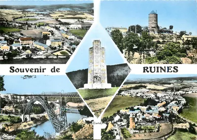Ruínas (Cantal) — Lembrança de Ruínas — editor 'Caim' n°3 C