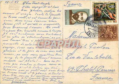 Place du marché em Cascais — vista típica — editor não identificado — Verso