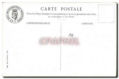 Port Saïd — Une pointe dans le désert — Messageries Maritimes — Verso