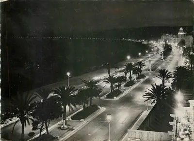 Nice — A Baía dos Anjos — noite — L. Gilletta & Cie, Nice