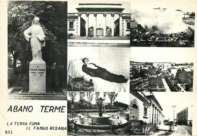 Abano Terme — La terra fuma, il fango risana — Foto stampa A. Rinaldo, n° 203