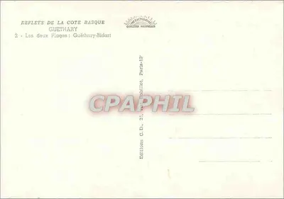 Dwie Plaże: Guéthary-Bidart — Odbicia Wybrzeża Basque — Éditions Mélichrope, Paryż — Rewers