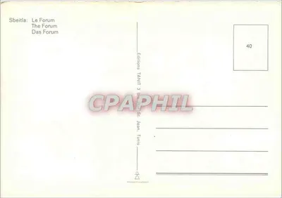 Sbeitla — Forum — Wydawnictwo TANIT, seria 40 — Rewers