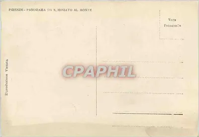 Florence — panorama z Montelupo — wydawca nieznany, numer serii nie widoczny — Rewers