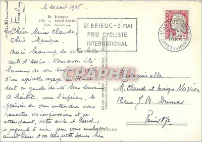 Saint-Brieuc — Cité Ancienne — Éditions de Bretagne — Verso