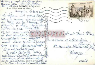 Villaggio innevato nelle Alpi — Edizioni Fotografiche AmSOL — n°2 — Verso