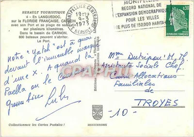 Porto de Carnon — barco de pesca — editor IRIS, n°10 — Verso