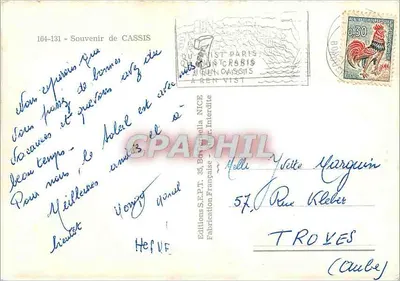 Cassis — Widok panoramiczny — Wydawnictwo S.E.P.T. 164-131 — Rewers