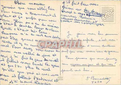 Lasy jesienne — widok górski — wydawca nieodczytalny — Rewers