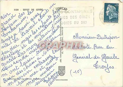 Efeito de geada — Montamines — Lumicap — Verso
