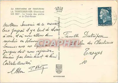 La Trinité-sur-Mer — Basen Yachtowy i Klubowy Dom — Wydawnictwo Jos — Rewers