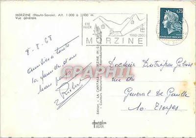 Morzine — Ogólny widok — Wydawnictwo La Capitale — Rewers