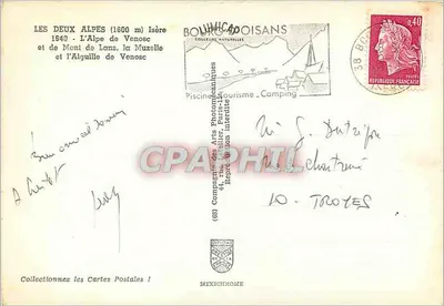 Les Deux Alpes — Isère — wydawca IRIS — Rewers