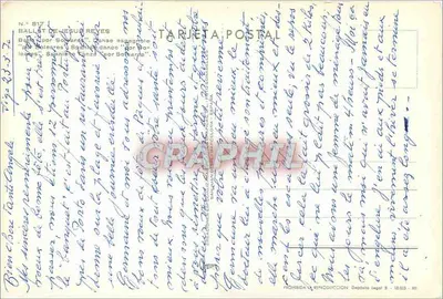 Ballet de Jesús Reyes — Dança espanhola — Tarjeta Postal N° 817 — Verso