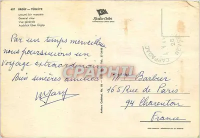 Cappadócia — Vista geral — Keskin Color — Verso