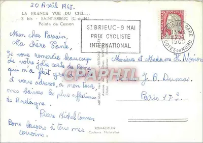 Vista aérea da Ponta de Cesson — Saint-Brieuc — editor Gaey — Verso