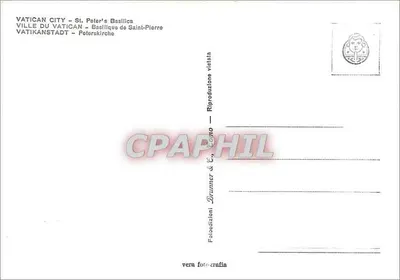 Basílica de São Pedro — Città del Vaticano — n°3-147 — Verso