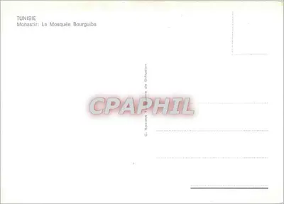 Monastir — Mezquita Bourguiba — C. Tunisian Society for Diffusion — Rewers