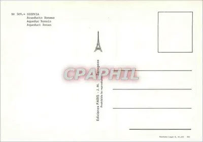 Aqueduto Romano — Sevilha — Edições J.M. Zaragoza — Verso