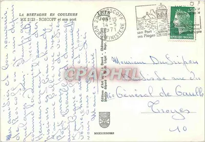 Roscoff — Buraco dos Piratas, Velho Ninho de Corsários — Éditions d'Art Roscoff — Verso