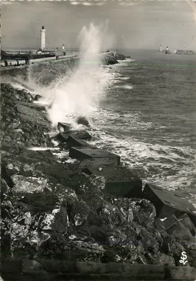 A doca em Sète — tempo ruim — Éditions S.L. Lyon