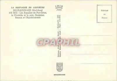 Belle-Île-en-Mer — La Bien Nommée — Éditions Iris Jos — Verso