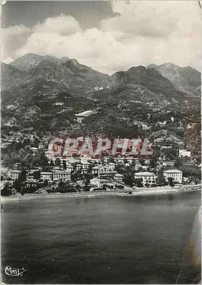 Cap-Martin — Vista aérea da Praia de Carnoles — Edições Aéreas COUBIER