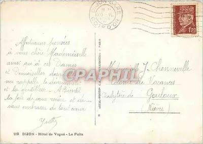 Le Puits — Dijon — Hotel de Vogué — 110 — Rewers