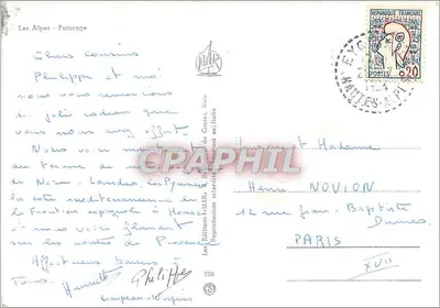 As Alpes - Paturagem — Les Éditions d'Alpes, n°226 — Verso