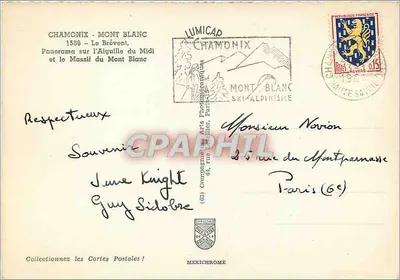 Chamonix — Le Brévent i Masyw Mont-Blanc — Lumicap, Mexichrome — Rewers