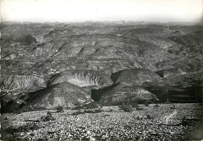 Monte Ventoux — vista do cume sobre as Alpes Altas — Edição de Arte F. Meyer (Vaucluse)