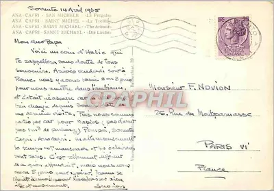 Capri — Le Trellis — wydawca nieznany, numer serii nie widoczny — Rewers