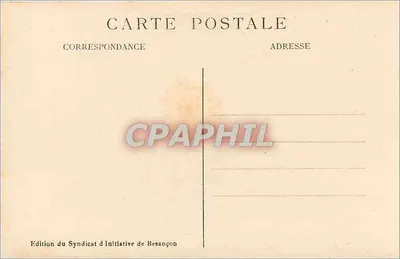 Porta Tagliata — Besançon-les-Bains — Edizione del Syndicat d'Initiative di Besançon — Verso