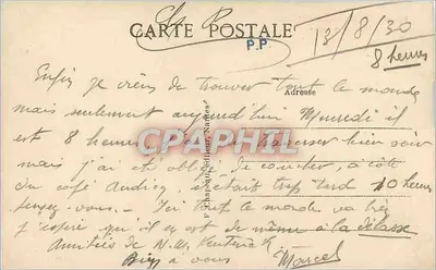 St-Brévin-l'Océan (Loire-Inf.) — Rocher de l'Ours — editor P.P. n° 951 — Verso