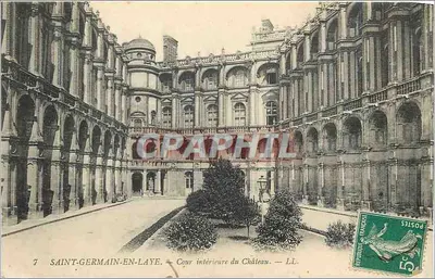 Saint-Germain-en-Laye — Cour interior do Castelo — LL. n°7