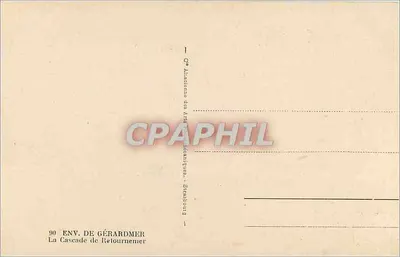 Wodospad Retournemer — W pobliżu Gérardmer — Stambourg — Rewers