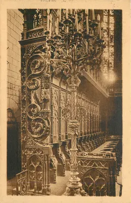 Igreja de Nossa Senhora, Stalles — Villefranche-de-Rouergue (Aveyron) — Ed. C. Saint-Paul