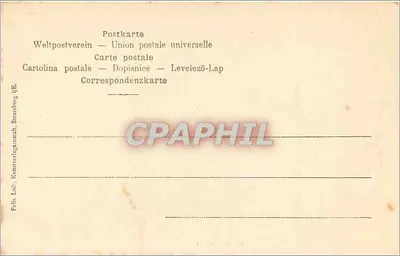 Wurselstein — rochedo isolado nas montanhas — Felix Luth, Strasbourg (Editor) — Verso