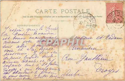Plombières-les-Bains — Ponte da Estação — Galerias Rauvies — Verso