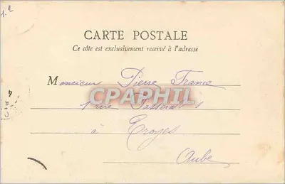 Orléans — Estátua de Joana d'Arc (Foyatier) — B. F. PARIS — Verso