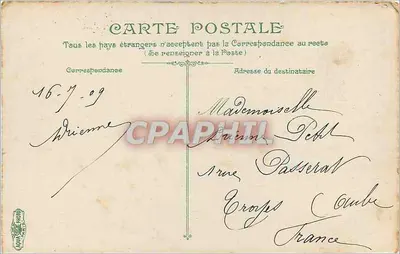 Ostende. Nova Igreja — editor anônimo, n° 3841 — Verso