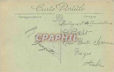 Le Havre — O Antigo Portão e o Cais de Escala — LL, n° 401 — Verso