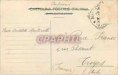 Milão - Palazzo Brera: Lo Scalone — G. Modiano e Co., Milão, n° 8470 — Verso