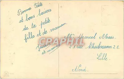 Caviglietta e rose — dedica a San Elio — editore J.B.P. HITCHI SPÉCIAL — Verso