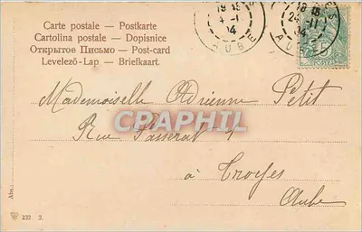 Paisagem com ponte — Sowerdies de amizade — editor não identificado, n° 249-04 — Verso